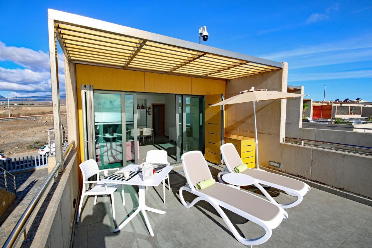 LOS BALOS 29, top level, spectacular ocean views, parking, wifi El Médano Exterior foto